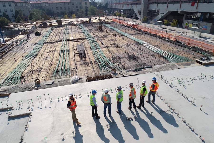 HTSM Bauarbeiter auf Baustelle